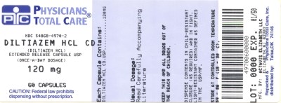 Image Of Diltiazem HCl Cd 120 mg Package Label (Diltiazem HCl Cd 120mg Package Label)